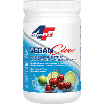 4Ever Fit VEGAN Clear - Plant Juice Protein  - 240 Grams - Cherry Lime