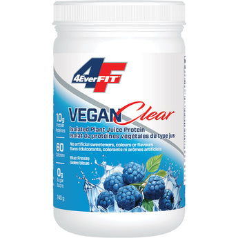 4 EverFit VEGAN Clear - Plant Juice Protein  - 240 Grams - Blue Freeze