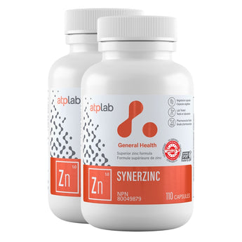 ATP Lab Synerzinc *VALUE SIZE* - 110 Capsules - Buy One, Get One Deal