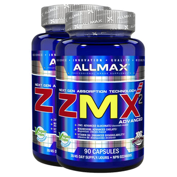 Allmax Nutrition ZMX2 Advanced - 90 Capsules - Buy One, Get One Deal