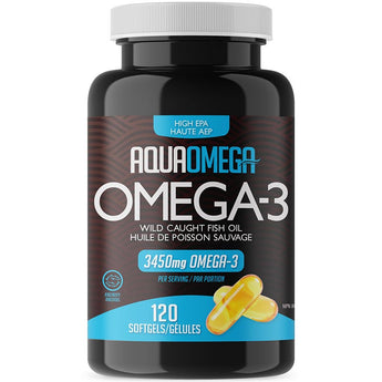 AquaOmega High EPA Omega-3 - 120 Softgels