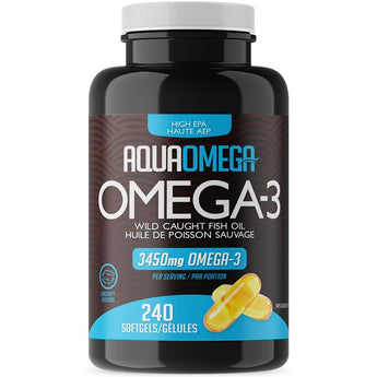 AquaOmega High EPA Omega-3 - 240 Softgels
