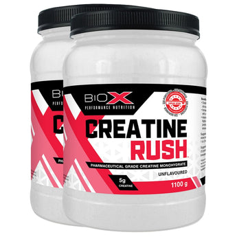 Bio-X Creatine Rush *VALUE SIZE* - 1100 Grams - Buy One, Get One Deal