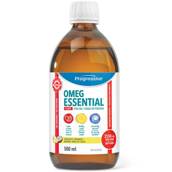 Progressive OmegEssential FORTE Maximum Strength Fish Oil *VALUE SIZE* - 500 ml- 100 servings
