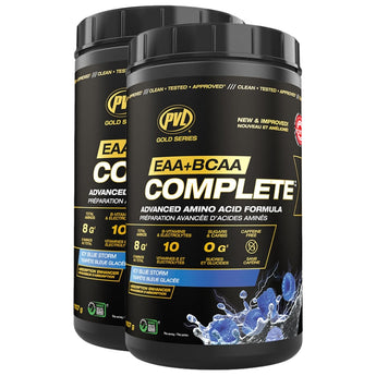 PVL Gold Series EAA + BCAA Complete *VALUE SIZE* - 1107 Grams - Buy One, Get One Deal