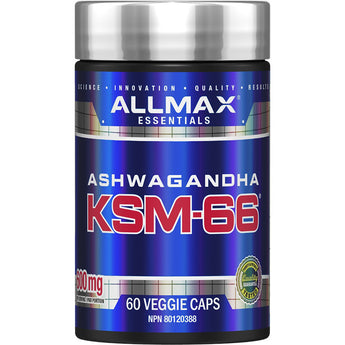 Allmax Nutrition KSM-66 Ashwagandha - 60 Capsules