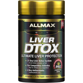 Allmax Nutrition Liver D-Tox - 42 Capsules (Best Before 08/2024)