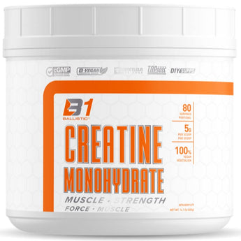 Ballistic Supps Creatine Monohydrate, 400 Grams