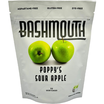 Bashmouth Energizing Caffeine Gum - 30 serving - Resealable Bag - *HOT NEW ARRIVAL* *FALL INTO SAVINGS DOOR CRASHER*