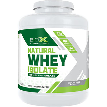 BioX Natural Whey Isolate 5lb -Unflavored (64 Servings) *DOOR CRASHER*