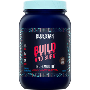 Blue Star Nutraceuticals Build and Burn ISO-Smooth - 909 Grams *expires 11/31/2025