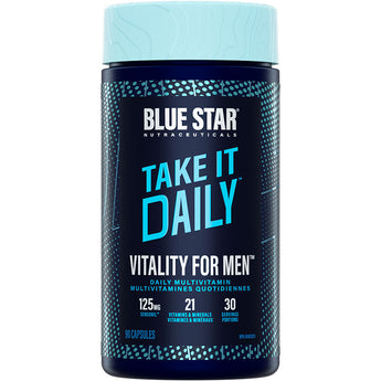 Blue Star Nutraceuticals Vitality for Men - 90 Capsules 30 Servings