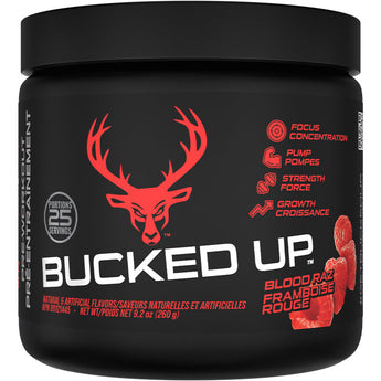 Bucked Up Pre-Workout 260-265 Grams / 25 servings *CANADA DAY DOOR CRASHER*