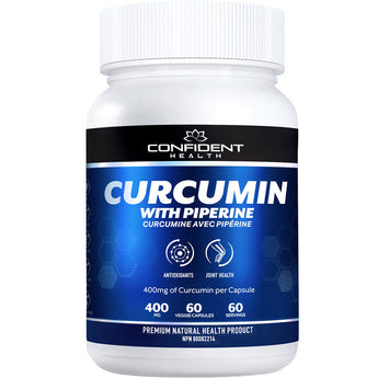 Confident Health Curcumin - 60 Veggie caps - 60 servings