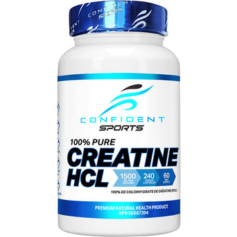 Confident Sports Creatine HCL - 120 Veggie Caps