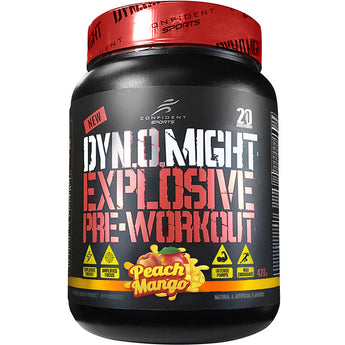 Confident Sports Dynomight - 420 Gram - 20 Servings - Peach Mango