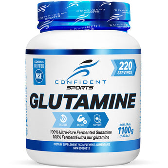 Confident Sports - Glutamine  1100 Grams - 220 Servings