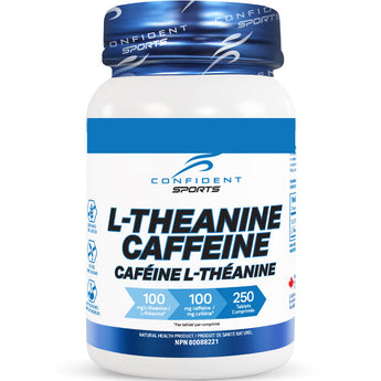 Confident Sports Caffeine + L-Theanine 250 Tablets