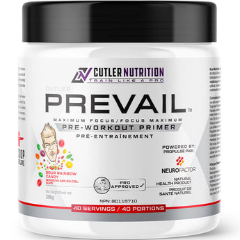 Cutler Nutrition Prevail Pre-Workout - 220-304 Grams