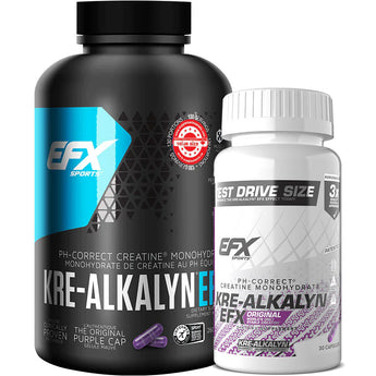 EFX Sports Kre-Alkalyn EFX *VALUE SIZE* - 260 Capsules - 130 servings *LIMITED TIME OFFER* FREE -EFX 30 Capsules included*