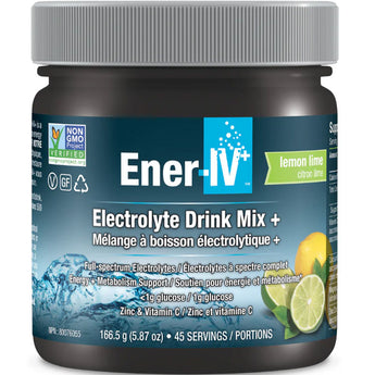 Ener-Life Ener-IV + Electrolyte Drink Mix - 155g-166g 45 Servings