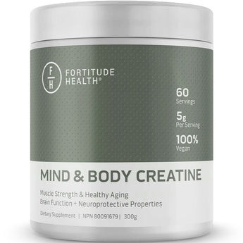 Fortitude Health Mind & Body Creatine - 300 Grams / 60 Servings