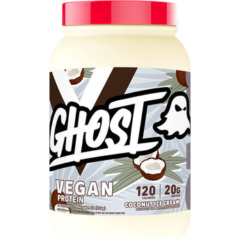 Ghost Vegan Protein - 910-989 Grams- Coconut Ice Cream Expires 03/30/2025