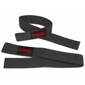 Grizzly Fitness Cotton Premium Lifting Straps Neoprene Padded
