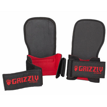 Grizzly Fitness Grabbers Weight Lifting Wrist Wraps w/Grab Pads