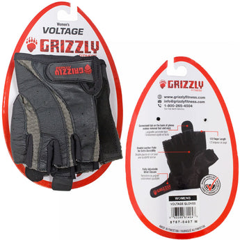 Grizzly Fitness Grizzly Voltage Women's Leather Training Gloves - 1 Pair