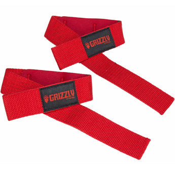 Grizzly Fitness Padded Cotton & Nylon Lifting Wrist Straps