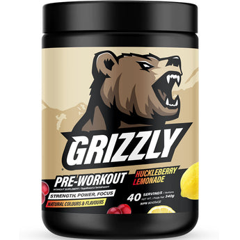 Grizzly Supplements Pre-Workout - 340 Grams - 40 Servings