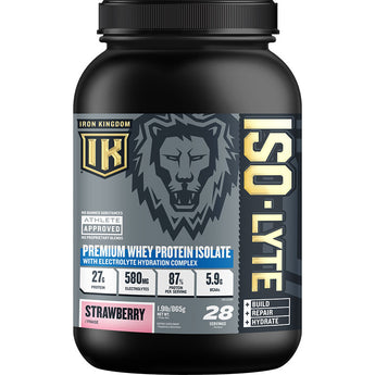 Iron Kingdom  ISO-LYTE  - Protein Isolate 28-30 Servings  Expires 10/2025