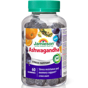 Jamieson Ashwagandha - 60 Gummies - Citrus Grape