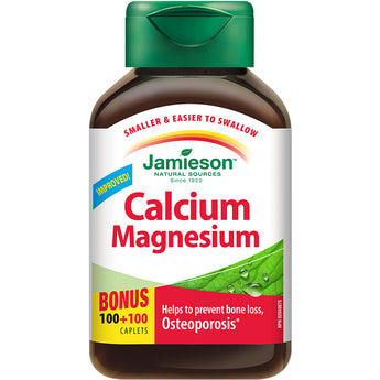 Jamieson Calcium Magnesium *BONUS SIZE* - 100 + 100 Caplets