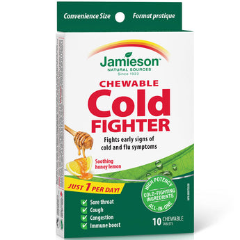 Jamieson Cold Fighter Chewable - 10 Tablets