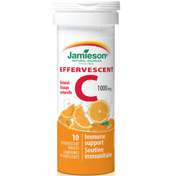 Jamieson Effervescent Vitamin C 1,000mg - 10 Tablets