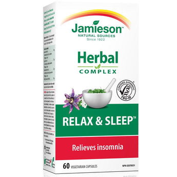 Jamieson Herbal Complex Relax & Sleep - 60 Capsules