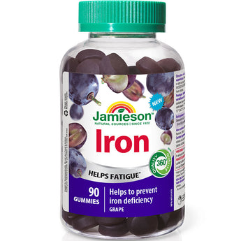 Jamieson Iron - 90 Gummies - Grape