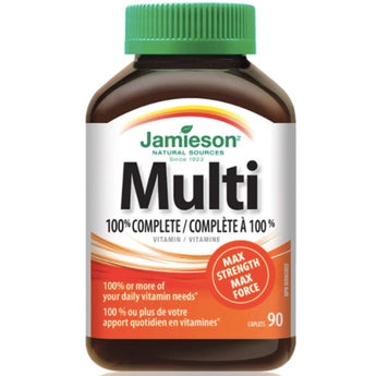 Jamieson 100% Complete Multi Vitamin Max Strength - 90 Caplets