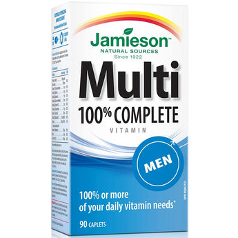 Jamieson 100% Complete Multi Vitamin Men - 90 Caplets