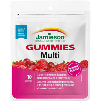 Jamieson Multi Gummies For Women - 10 All Natural Gummies