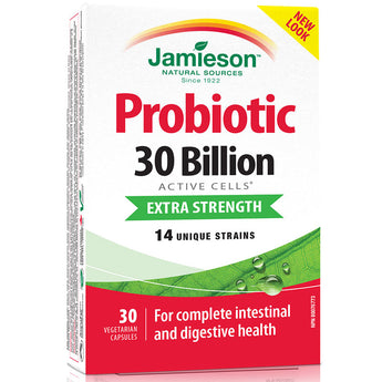 Jamieson Probiotic 30 Billion Extra Strength - 30 Capsules