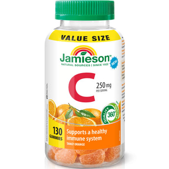Jamieson Vitamin C 250mg Gummie *VALUE SIZE* - 130 Gummies