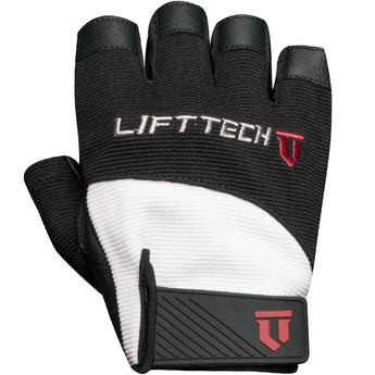Lift Tech Fitness Men's Elite Gloves White/Black