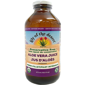 Lily of the Desert Aloe Vera Juice - Inner Fillet Preservative Free 473 ml