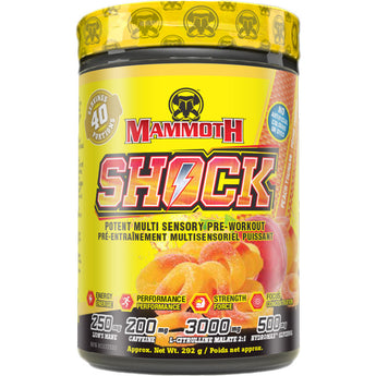 Mammoth Shock - 292 Grams 40 Servings - Peach Tsunami