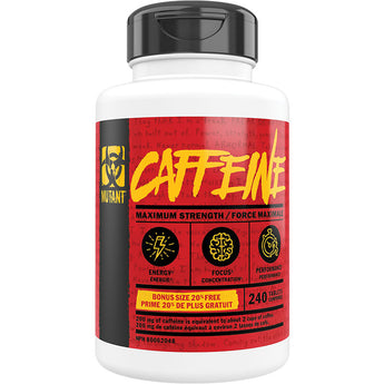 Mutant Caffeine 200mg *BONUS SIZE* - 240 Tablets