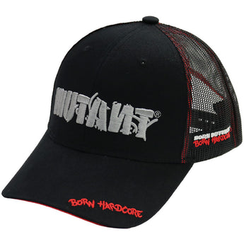 Mutant Born Hardcore Baseball Cap - Black/Red *DOOR CRASHER*