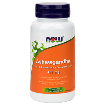 NOW Ashwagandha 15:1 Concentrate - 90 Capsules